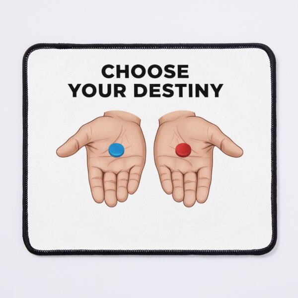 Item preview, Red Pill Blue Pill Design designed and sold by KurtByteStudio.