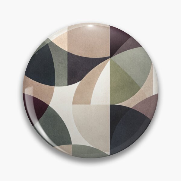 Item preview, Mid Century Modern Geometric Overlap designed and sold by the-dovlat.