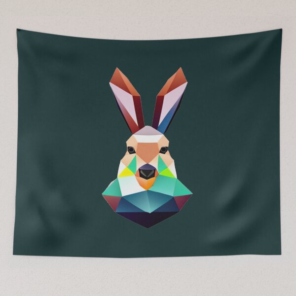 Item preview, Polygonal Rabbit designed and sold by RedFirecracker.