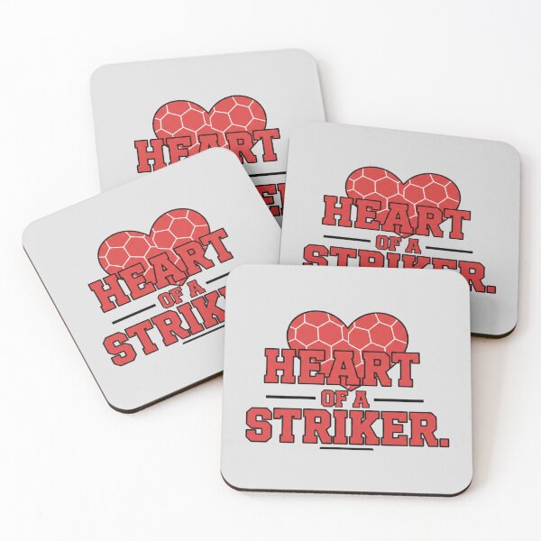 Item preview, Heart of a Striker - Soccer Goal Scorer Graphic designed and sold by LoudVictory.