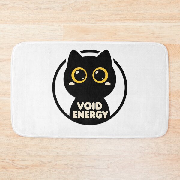 Item preview, Void Energy Minimal Black Cat – Dark Kawaii Aesthetic designed and sold by Visual Dept..