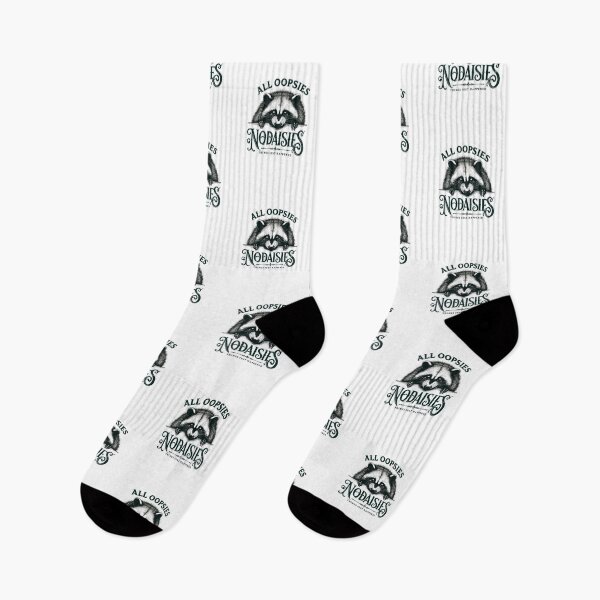 Item preview, All Oopsies No Daisies Raccoon — Funny Relatable Trash Panda Typography designed and sold by Colorful-Garden.
