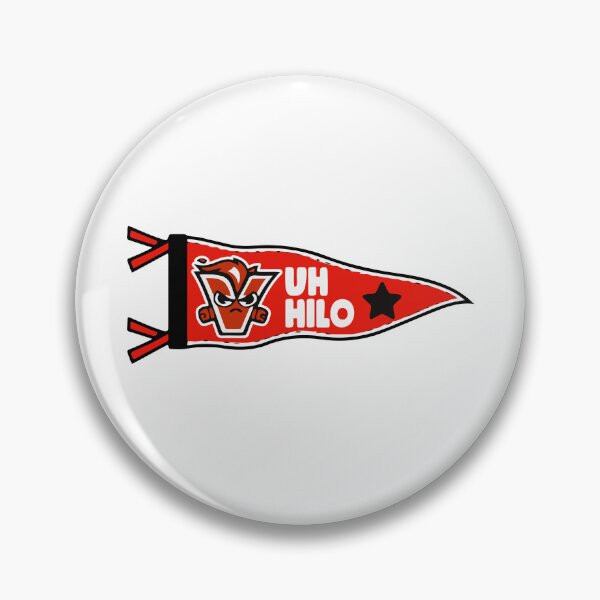 Item preview, UH Hilo Vulcans Vintage Hawaii Collegiate Pennant designed and sold by xughtr.
