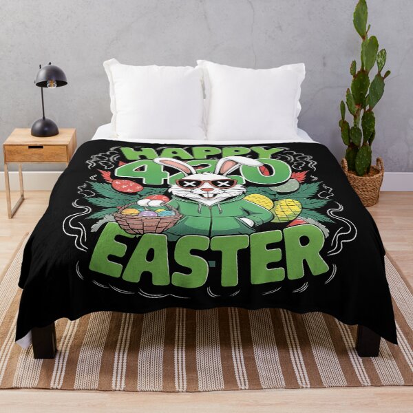 Item preview, Happy 420 Easter Bunny designed and sold by FableMind.