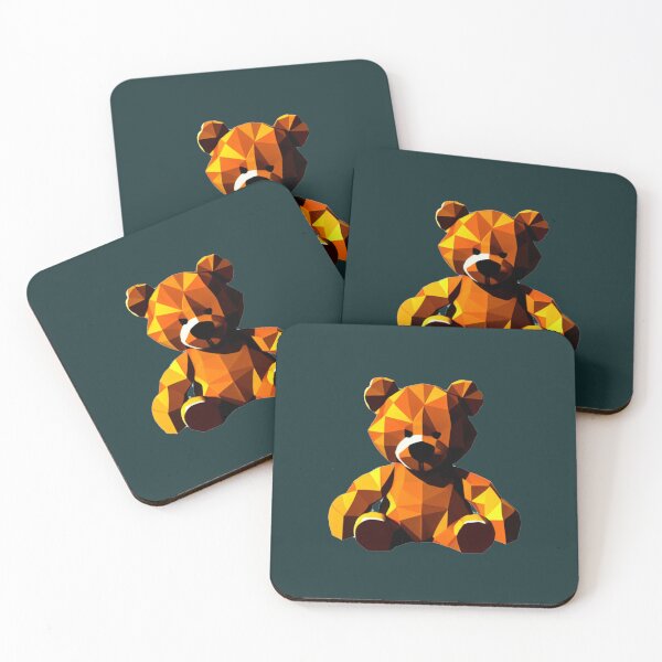 Item preview, Polygonal Teddy Bear designed and sold by RedFirecracker.