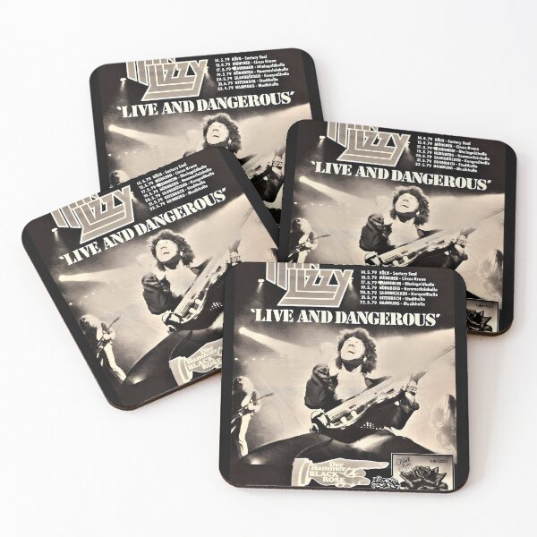Item preview, Thin Lizzy Poster Live And Dangerous German Tour designed and sold by 三七日 ..