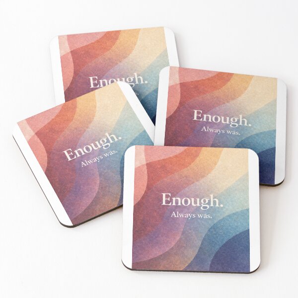 Item preview, Enough Always Was Affirmation Poster designed and sold by the-dovlat.