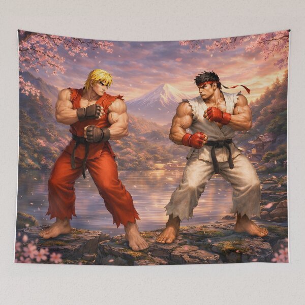 Item preview, Street Fighter - Ken Masters & Ryu designed and sold by Bikash-A7.
