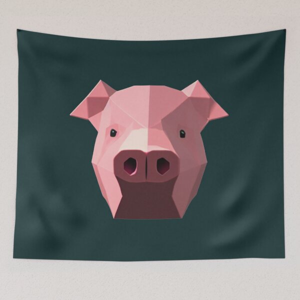 Item preview, Polygonal Pig designed and sold by RedFirecracker.