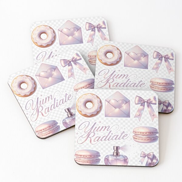 Item preview, Yum Radiate Pastel Glam Sticker Set designed and sold by CoquetteLunaCo.