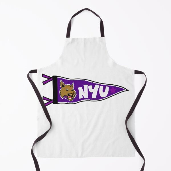 Item preview, NYU Violets Retro Bobcat Pennant - New York University Dorm Decor designed and sold by xughtr.