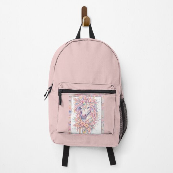 Item preview, Pastel Rainbow Unicorn Floral Illustration – Dreamy Fantasy Boho Art Design designed and sold by rekan.design.