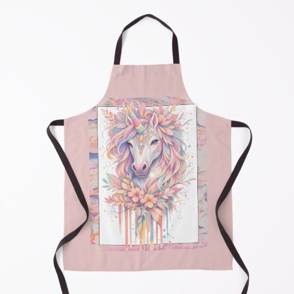 Item preview, Pastel Rainbow Unicorn Floral Illustration – Dreamy Fantasy Boho Art Design designed and sold by rekan.design.