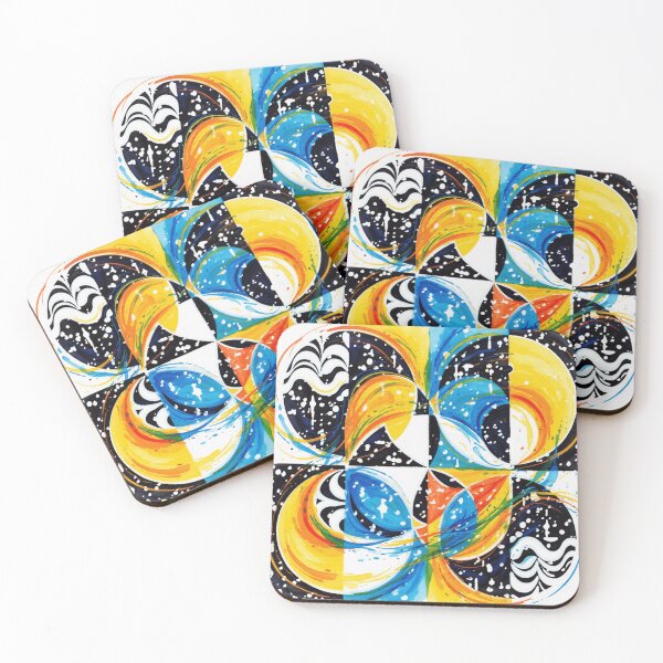 Item preview, zodiac energy wheel colorful astrological geometric abstract design designed and sold by SmashingDeals.