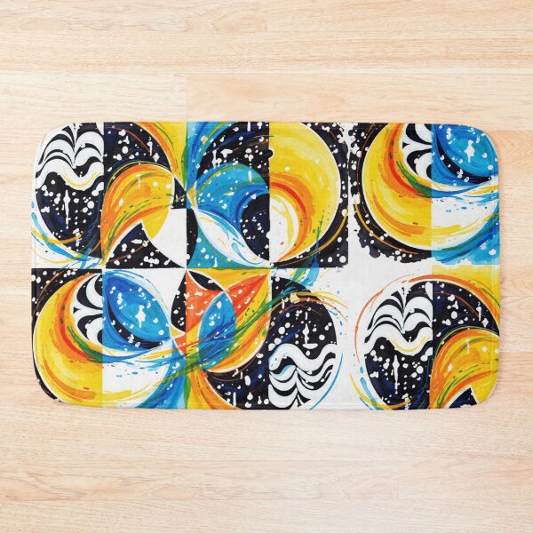 Item preview, zodiac energy wheel colorful astrological geometric abstract design designed and sold by SmashingDeals.