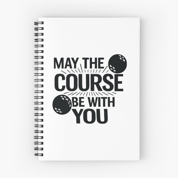 Item preview, may the course be with you golf quote, golf lover designed and sold by CloudyPress.