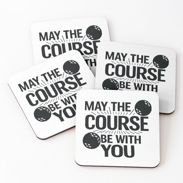 Item preview, may the course be with you golf quote, golf lover designed and sold by CloudyPress.