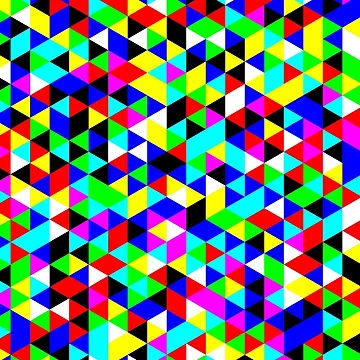 Artwork thumbnail, Bold Triangle Pattern by LilaStudio