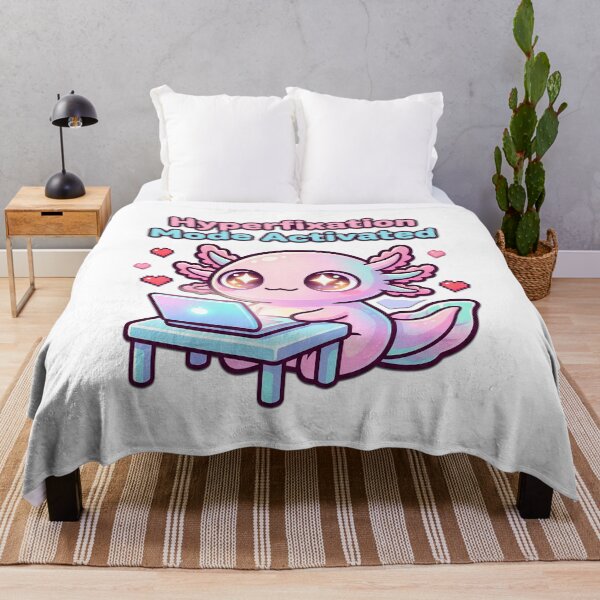 Item preview, Hyperfixation Mode Activated Axolotl – Cute ADHD Meme Aesthetic designed and sold by Visual Dept..
