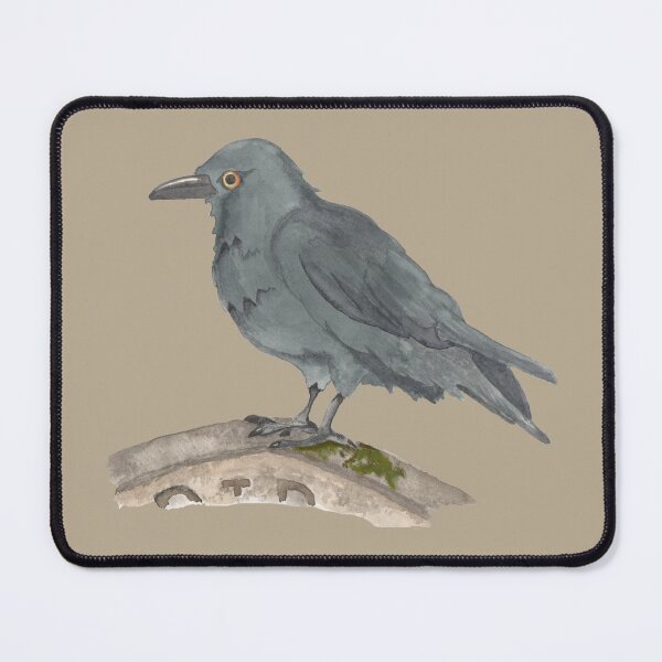 Item preview, Richard the Raven: Original Watercolour Sketchbook Art (Raven on Tombstone) designed and sold by Englandbear.