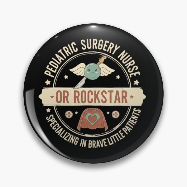 Item preview, Pediatric Surgery Nurse OR Rockstar Brave Little Patients designed and sold by BlissHalo.