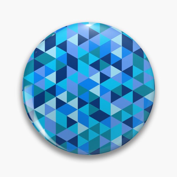 Item preview, Blue Teal Triangle Pattern designed and sold by LilaStudio.