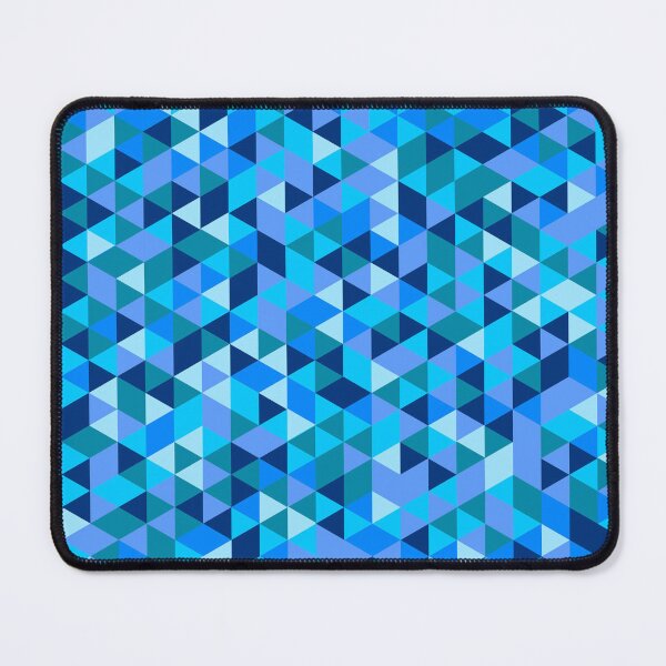 Item preview, Blue Teal Triangle Pattern designed and sold by LilaStudio.