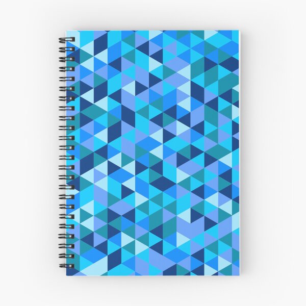 Item preview, Blue Teal Triangle Pattern designed and sold by LilaStudio.