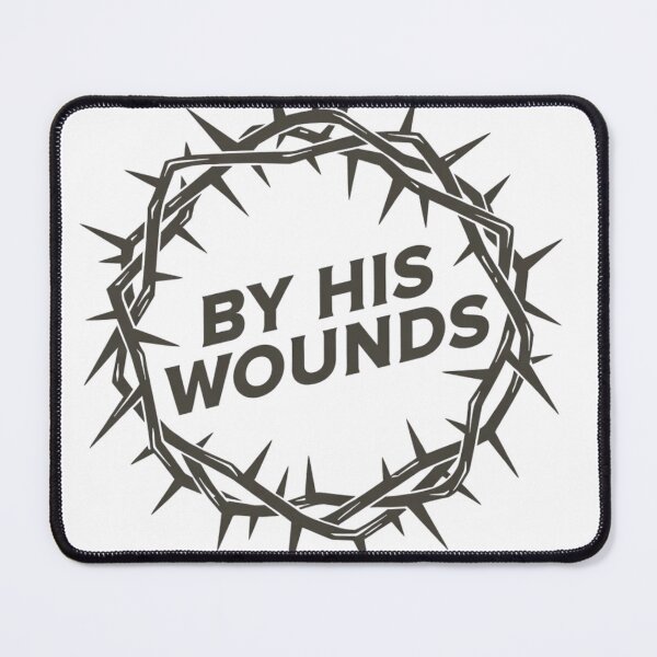 Item preview, By His Wounds - Christian Lenten Streetwear designed and sold by Jan Menard Sangal Apparel.