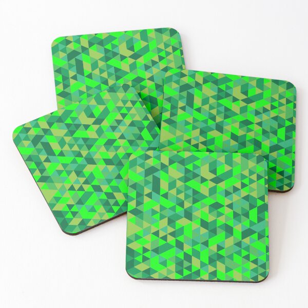 Item preview, Green Triangle Pattern designed and sold by LilaStudio.