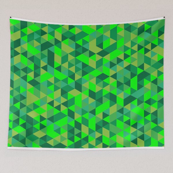 Item preview, Green Triangle Pattern designed and sold by LilaStudio.