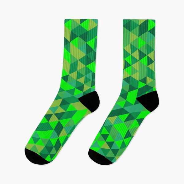 Item preview, Green Triangle Pattern designed and sold by LilaStudio.