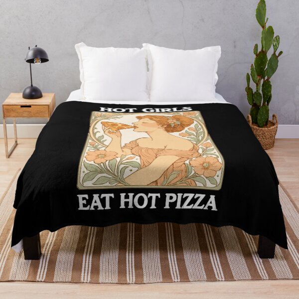 Item preview, Art Nouveau Pizza: Hot Girls Eat Hot Pizza designed and sold by Pineapple-Tree.
