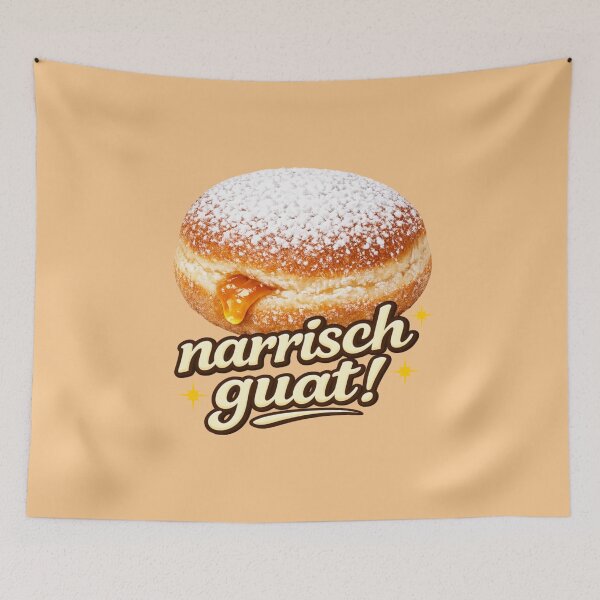 Item preview, Narrisch Guat! Austrian Donut with Apricot Jam designed and sold by mycreastyle.