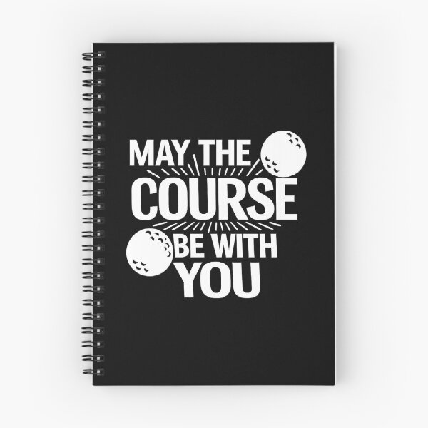 Item preview, may the course be with you golf quote, golf lover designed and sold by CloudyPress.