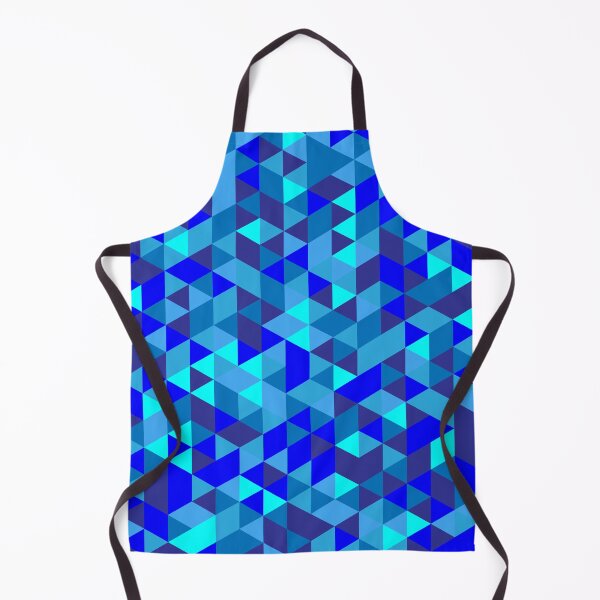 Item preview, Patrón de triángulo azul designed and sold by LilaStudio.