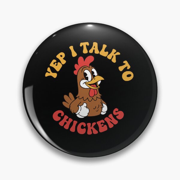 Item preview, Yep I Talk to Chickens  designed and sold by CrispyMeowsart.