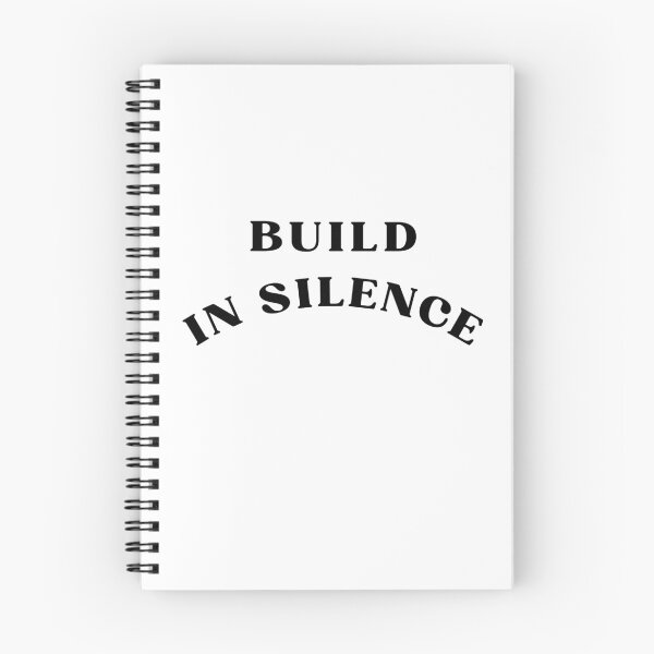Item preview, BUILD IN SILENCE designed and sold by Bongsheila.