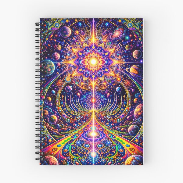 Item preview, Psychedelic Galactic Mandala – Cosmic Sacred Geometry and Universe Energy Art designed and sold by Dominik1994.