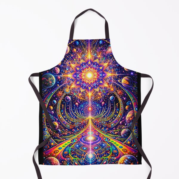 Item preview, Psychedelic Galactic Mandala – Cosmic Sacred Geometry and Universe Energy Art designed and sold by Dominik1994.