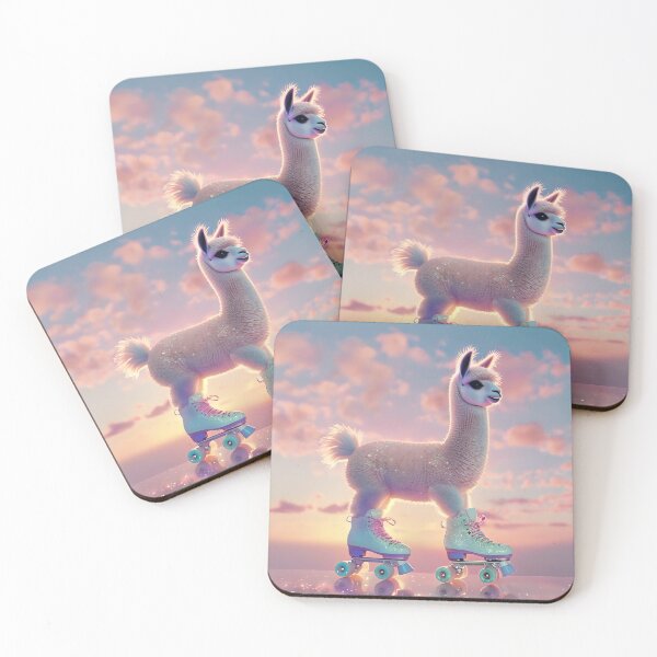 Item preview, Glitter Glide Alpaca designed and sold by ONYX Pixee.