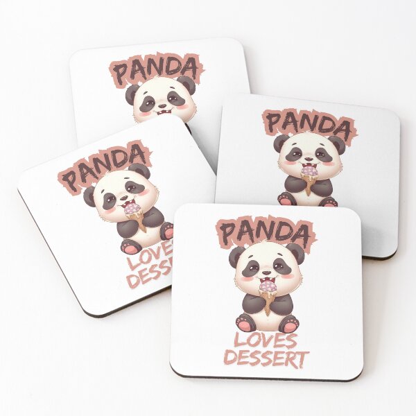 Item preview, Panda Loves Dessert designed and sold by yuki-hana.