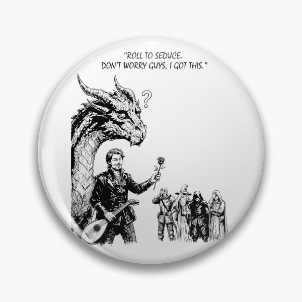 Item preview, The Bard's Diplomacy - Funny DnD Meme designed and sold by bapupa.