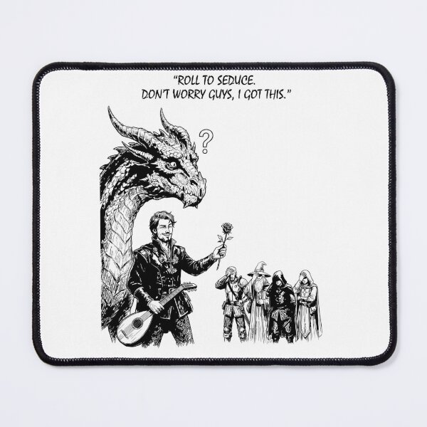 Item preview, The Bard's Diplomacy - Funny DnD Meme designed and sold by bapupa.