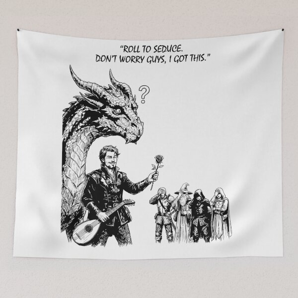 Item preview, The Bard's Diplomacy - Funny DnD Meme designed and sold by bapupa.