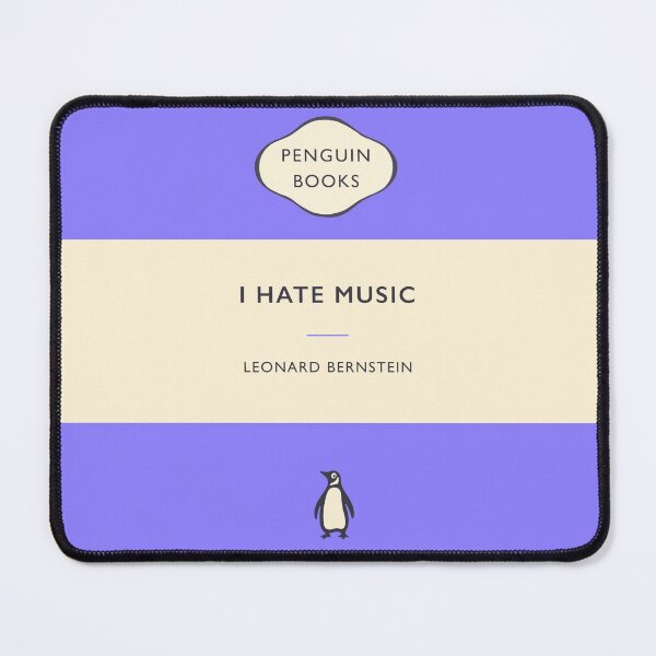 Item preview, I HATE MUSIC - A Penguin Book designed and sold by RedFirecracker.