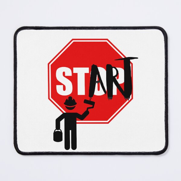 Item preview, Start Over Stop – Rebel Street Sign Design designed and sold by Mawuzet.