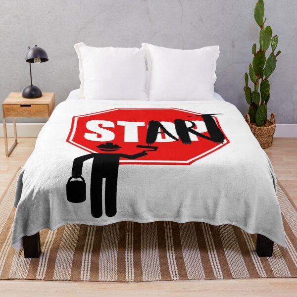 Item preview, Start Over Stop – Rebel Street Sign Design designed and sold by Mawuzet.