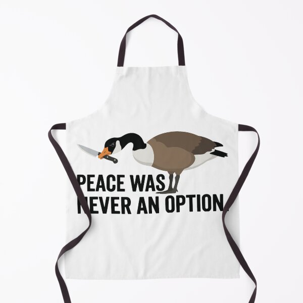 Item preview, Peace Was Never An Option Knife Canada Goose Meme designed and sold by Petzzz.