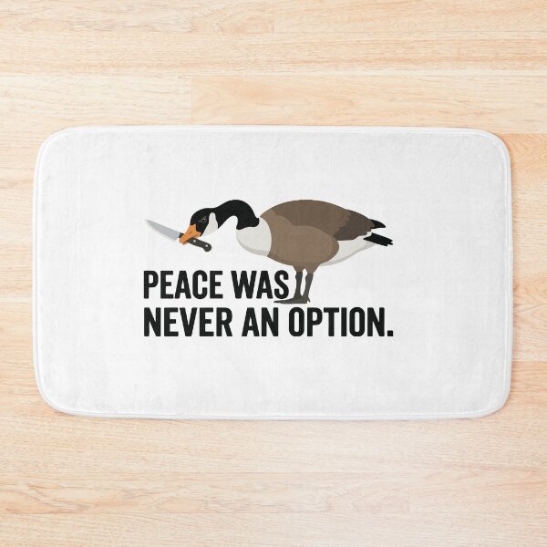 Item preview, Peace Was Never An Option Knife Canada Goose Meme designed and sold by Petzzz.